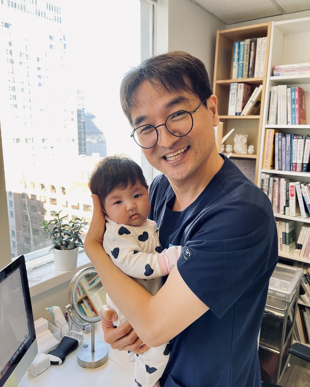 나병진 원장과 딸